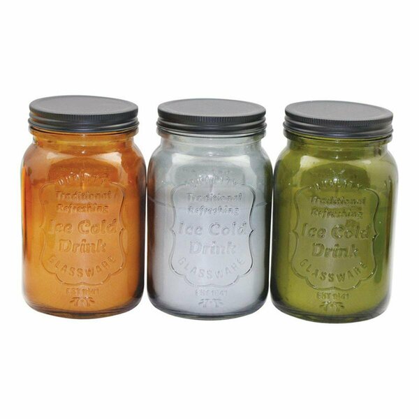 Patio Essentials Mason Jar Candle Solid for Flying Insects, 19.4 oz - 6PK PA5637